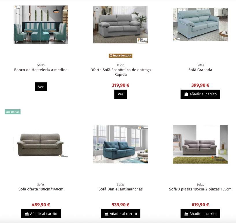 sofas a medida en carabanchel